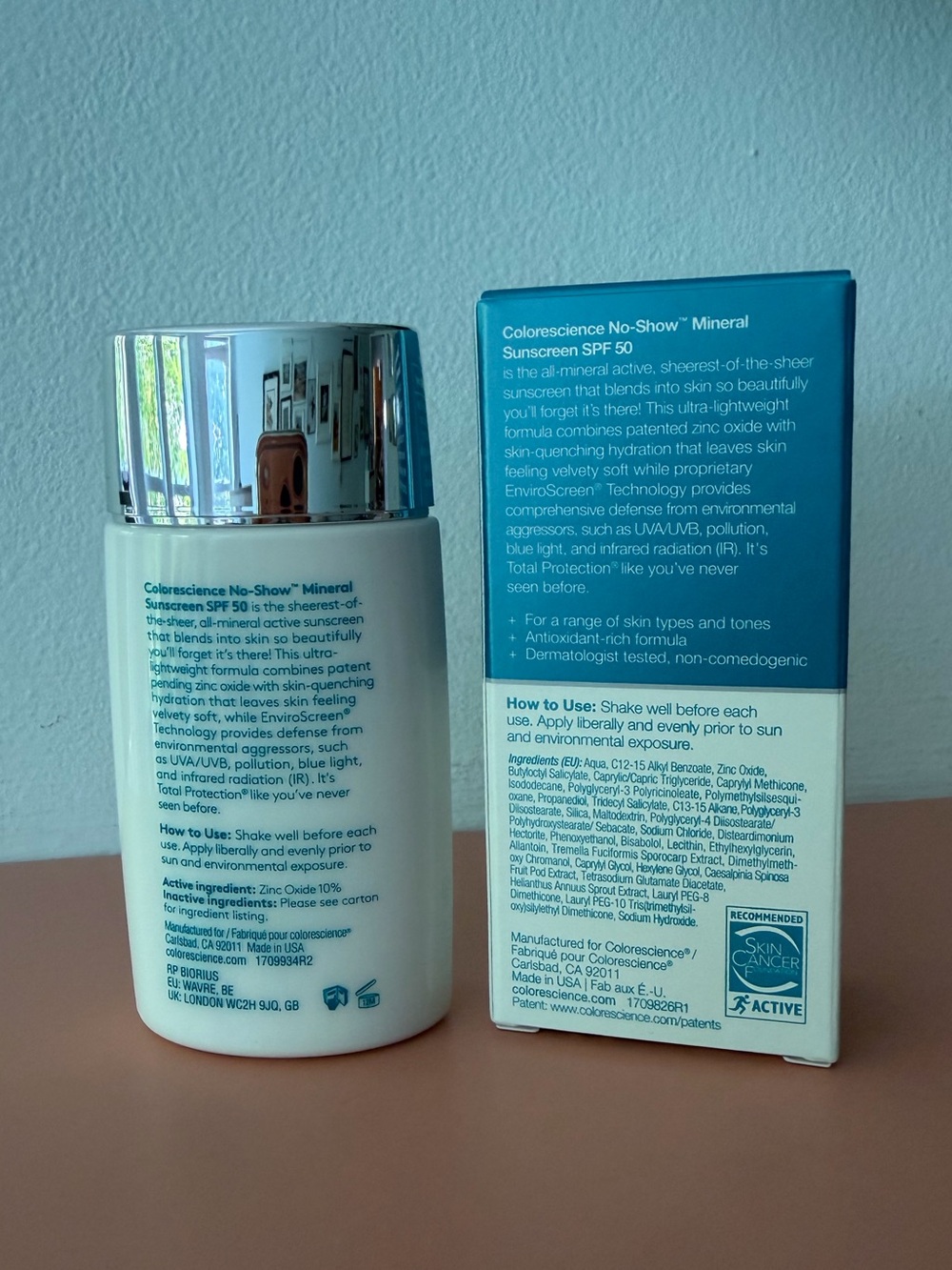 Colorescience Total Protection No-Show Mineral Sunscreen SPF 50 NIB 1.7 oz - Picture 3 of 5
